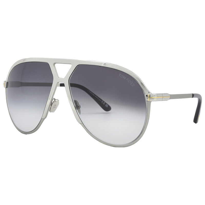 Tom Ford Xavier Smoke Gradient Pilot Men's Sunglasses FT1060 16B