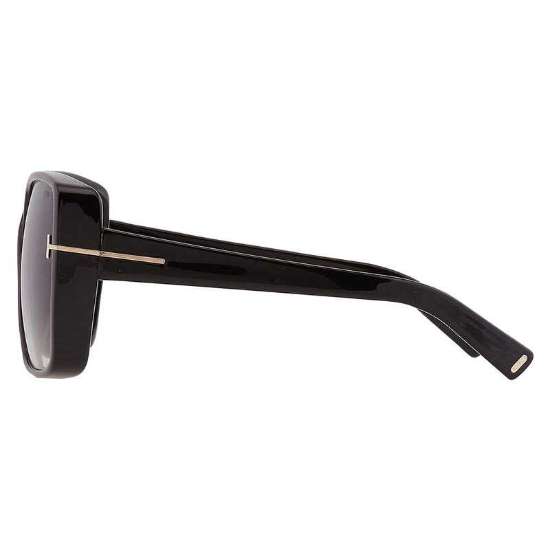 Tom Ford Yvonne Smoke Gradient Butterfly Ladies Sunglasses FT1117