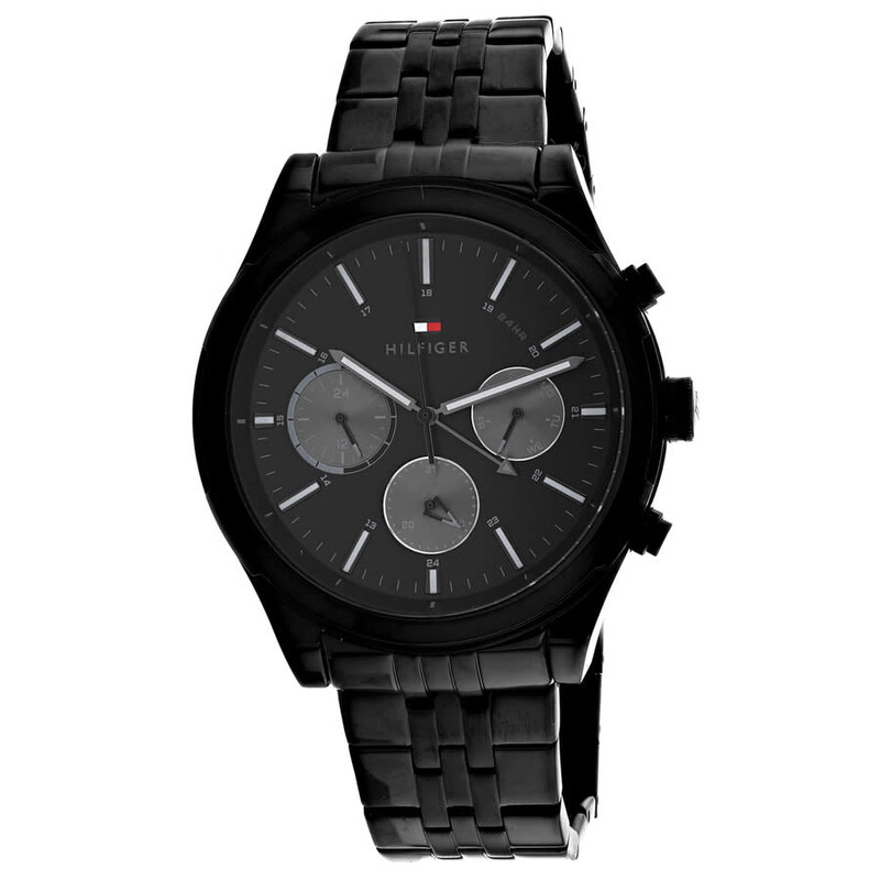 Tommy Hilfiger Men's Ashton Black Dial Watch 1791738 7613272379472