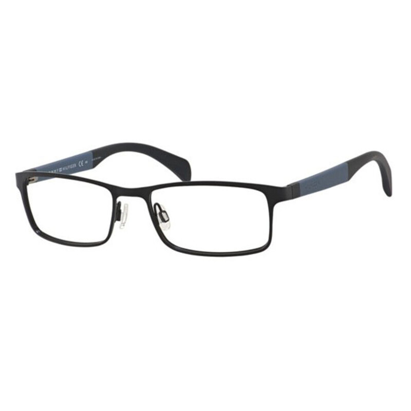 Tommy Hilfiger Unisex Black Rectangular Eyeglass Frames Th12590NIO0053 ...