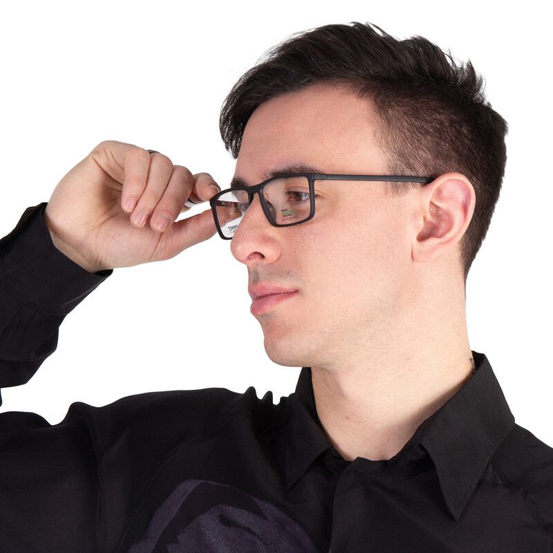 Tommy Jeans Demo Rectangular Unisex Eyeglasses TJ 0019 0003 56 ...