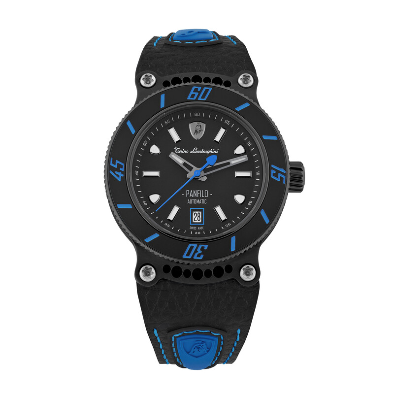 Tonino Lamborghini Panfilo Automatic Black Dial Men's Watch TLF