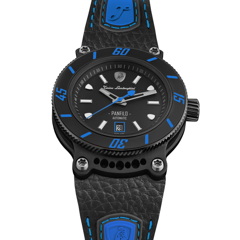 Tonino Lamborghini Panfilo Automatic Black Dial Men's Watch TLF