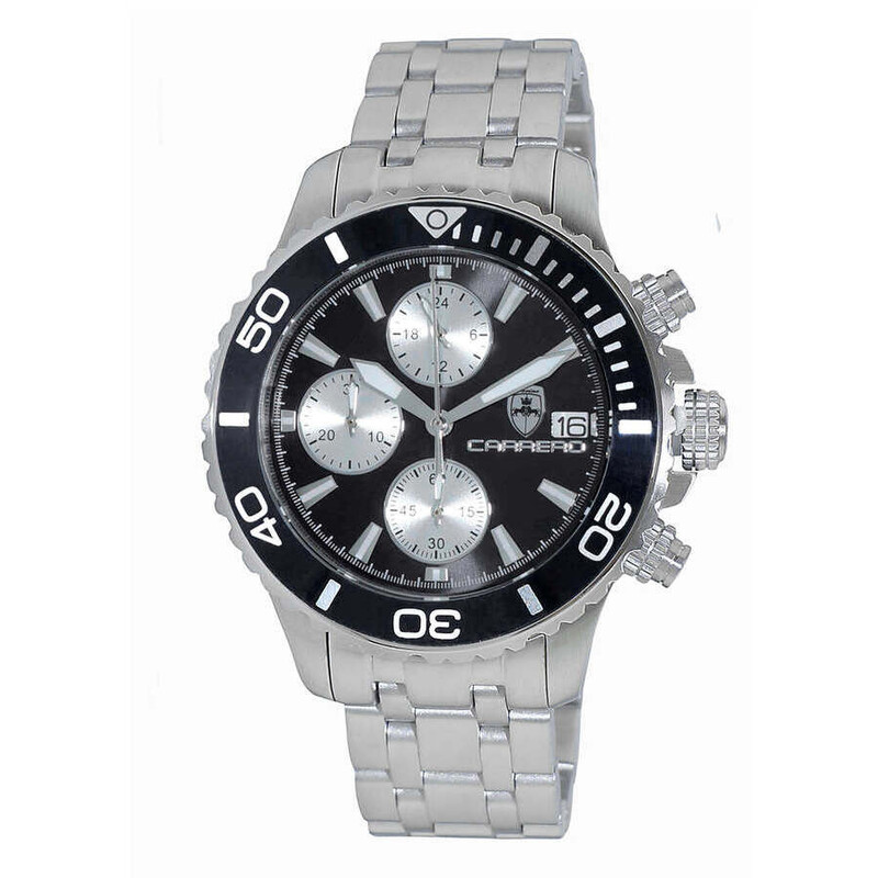 Torino Carrero Time Bold - Cx2 Chronograph Black Dial Men's Watch