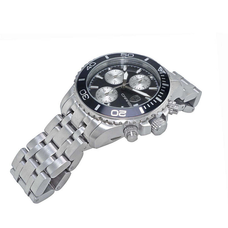 Torino Carrero Time Bold - Cx2 Chronograph Black Dial Men's Watch