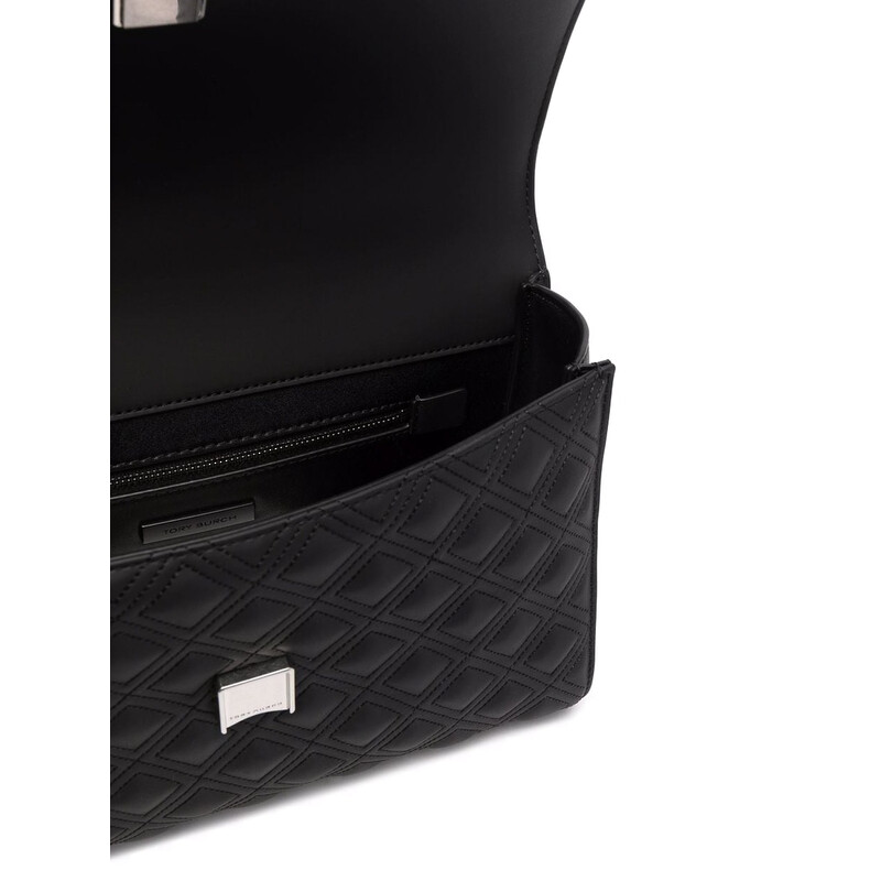 Tory Burch Black Convertible Fleming Matte Shoulder Bag 82559-001