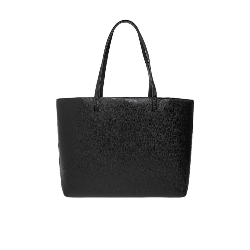 Tory Burch Black McGraw Pebbled Leather Tote Bag 152221-001
