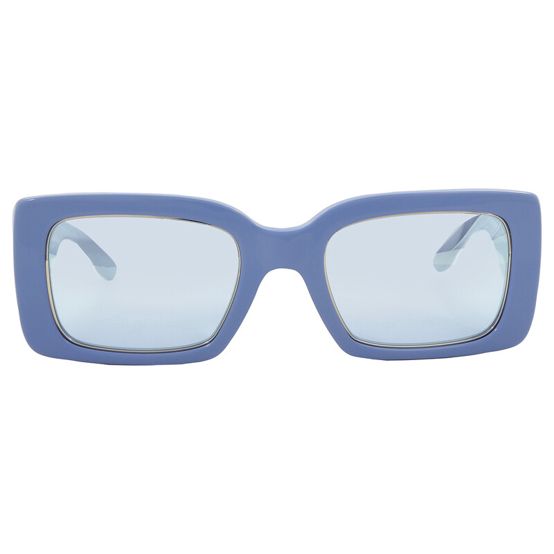 Tory Burch Sunglasses TY7188U Blue‎ With Bag And Case New! Tory Burch Blue Mirrored Rectangular Ladies Sunglasses  main image 3