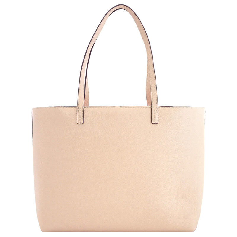 Tory Burch Brie McGraw Pebbled Leather Tote Bag 152221-724