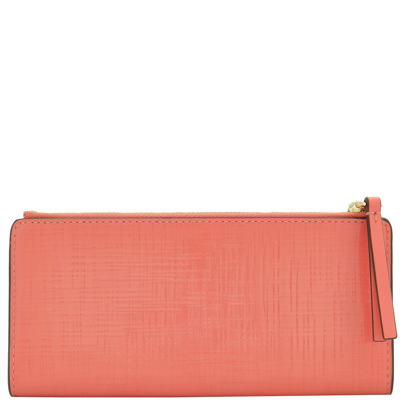 TORY BURCH ウォレットポーチ Tory Burch Thea Clay Pink Crossbody Bag Wallet Clutch Purse with