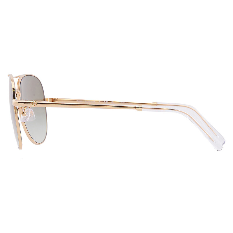 Tory Burch Green Gradient Pilot Ladies Sunglasses TY6114 33438E 58