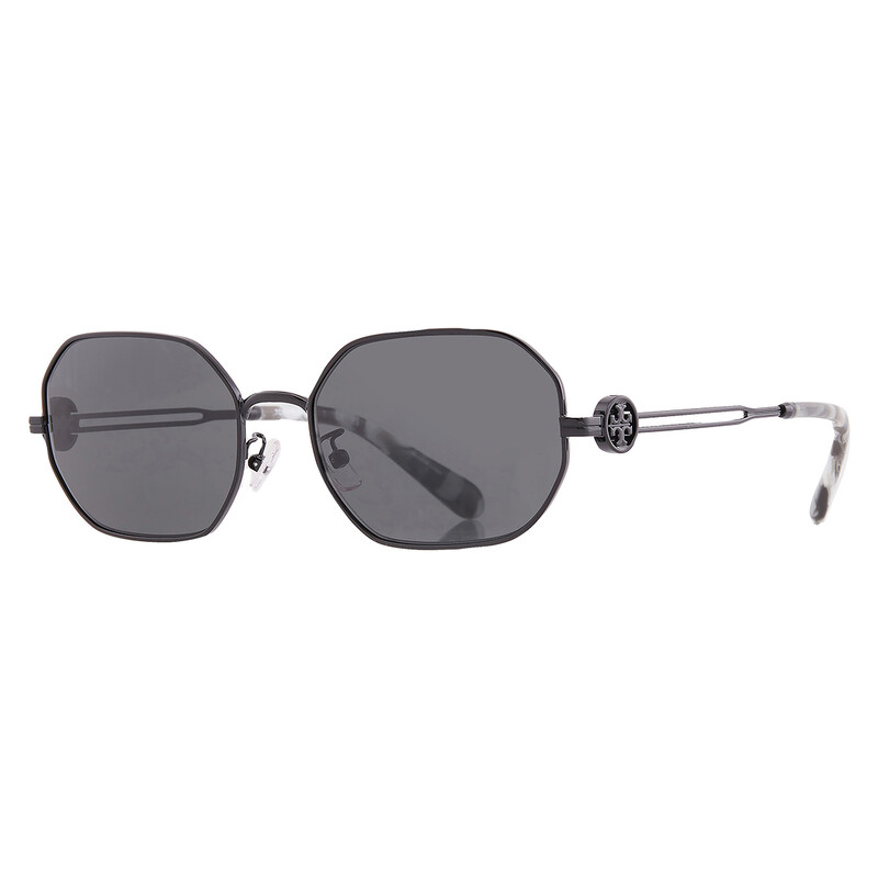 Tory Burch Grey Geometric Ladies Sunglasses TY6113 328287 55