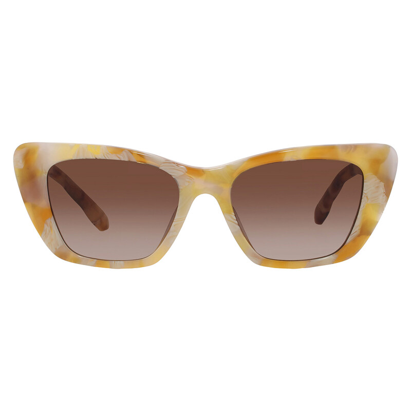 Tory Burch Kira Brown Gradient Cat Eye Ladies Sunglasses  display picture 3