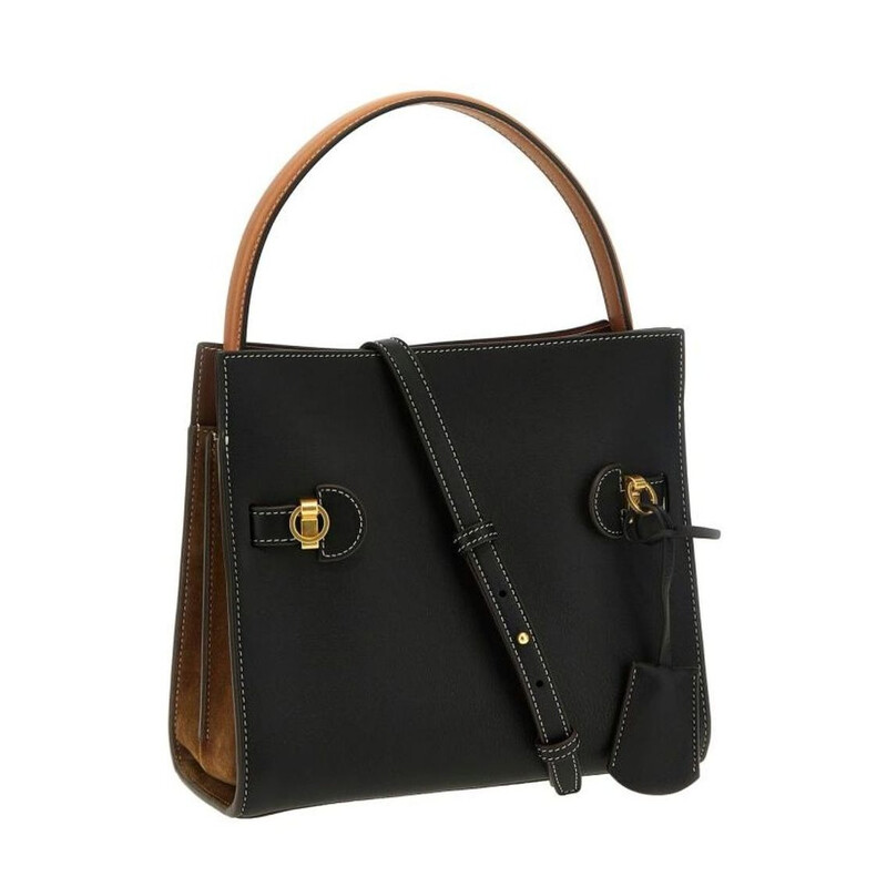 Tory Burch Ladies Black Small Lee Radziwill Double Bag 61302-001