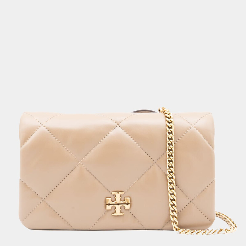 Tory Burch Light Stone Leather Shoulder Bag 158624 251