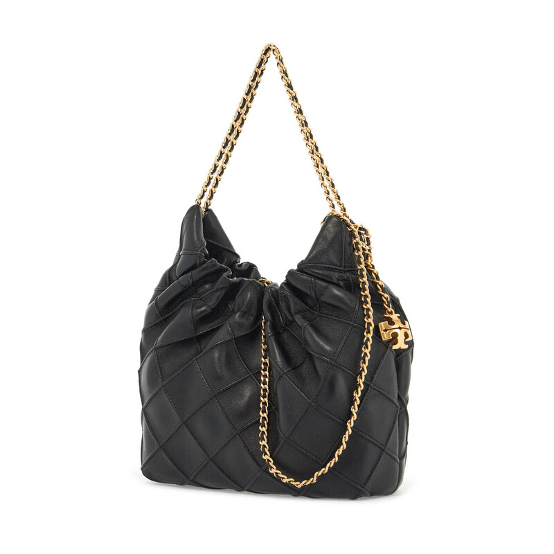 Tory Burch Mini Fleming Hobo Bag 162451-001 - Handbags, Fleming
