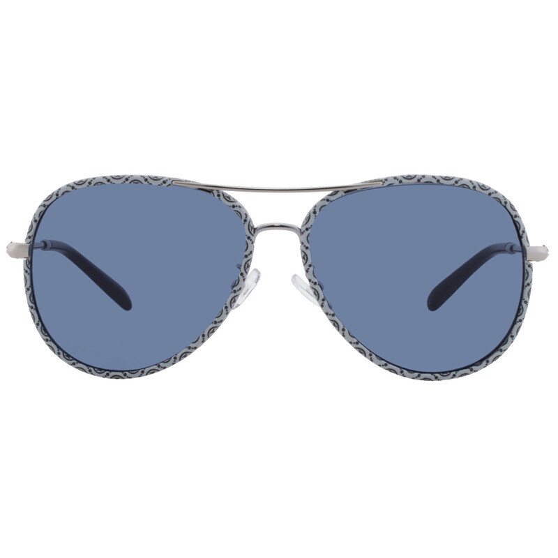 Tory Burch Navy Blue Pilot Ladies Sunglasses TY6114 32744L  display picture 1