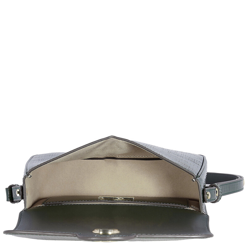 Tory Burch Robinson Embossed Leather Convertible Shoulder Bag