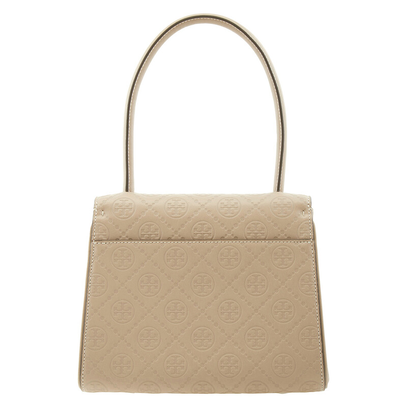 Tory Burch T Monogram Leather Small Deville Bag 164307-200