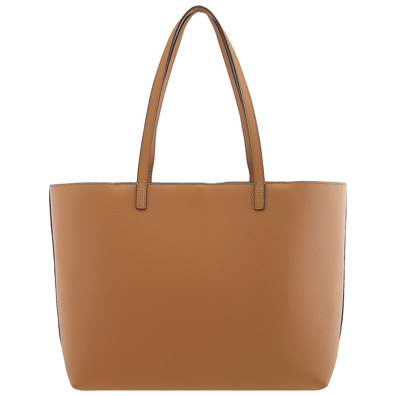 Tory Burch Tiramisu McGraw Pebbled Leather Tote Bag 152221-227