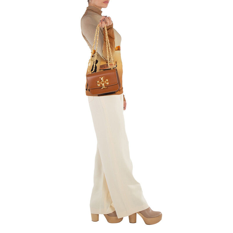 Tory Burch Whiskey Eleanor Small Leather Bag 73589-201