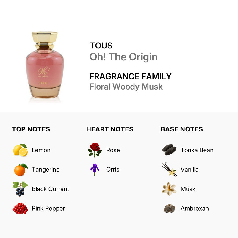 Tous Ladies Oh! The Origin EDP Spray 3.4 oz Fragrances