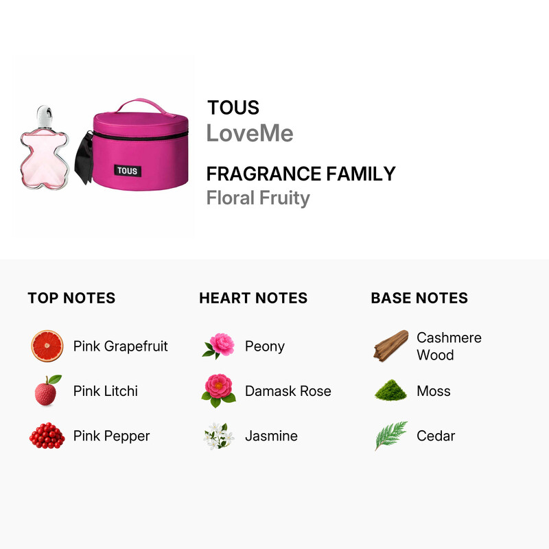 Tous Ladies Tous Loveme Gift Set Fragrances 8436603332651