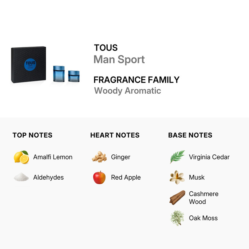 Tous Men's Man Sport Gift Set Fragrances 8436603334440