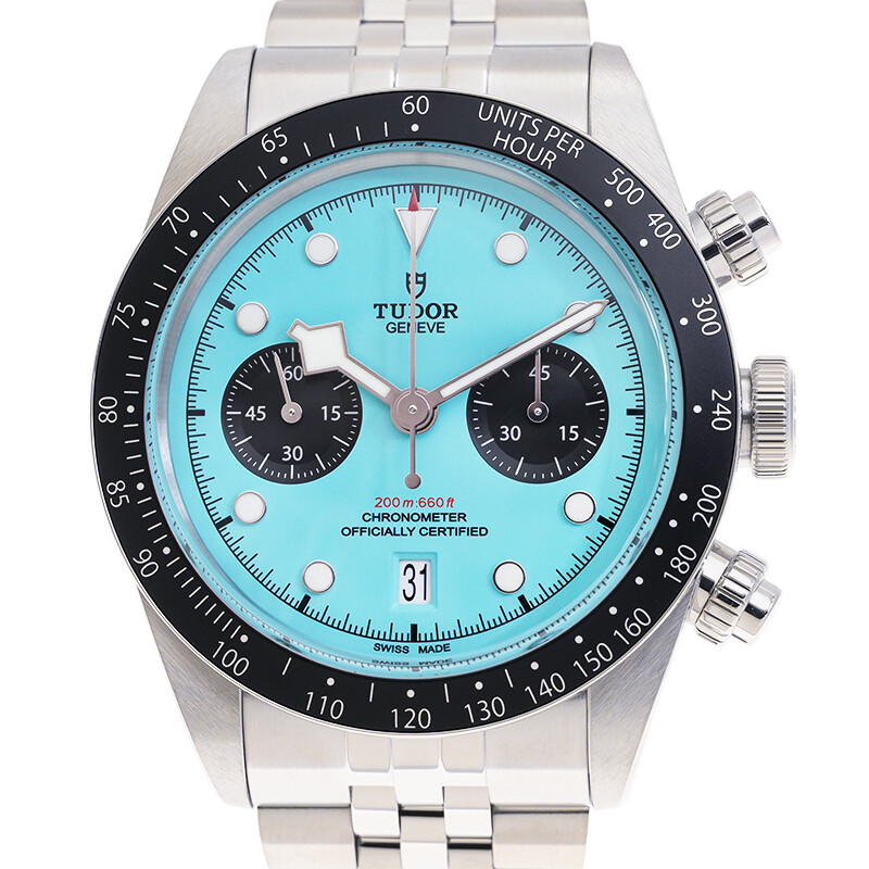 Tudor Black Bay Chronograph Turquoise Automatic Men's Watch