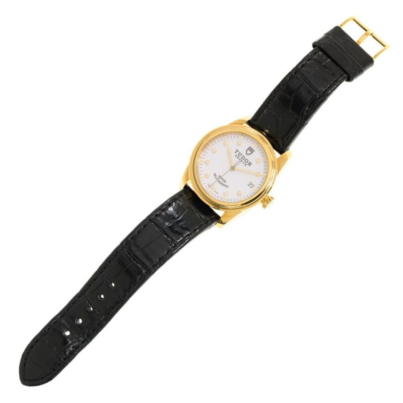 Tudor Glamour Automatic Diamond White Dial Unisex Watch 55008