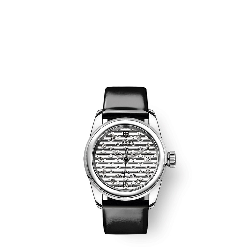 TUDOR Glamour 51000 Date 10P diamond Silver Dial Automatic Ladies Watch_942638 Tudor Glamour Date Automatic Diamond Silver Dial Ladies  main image 4