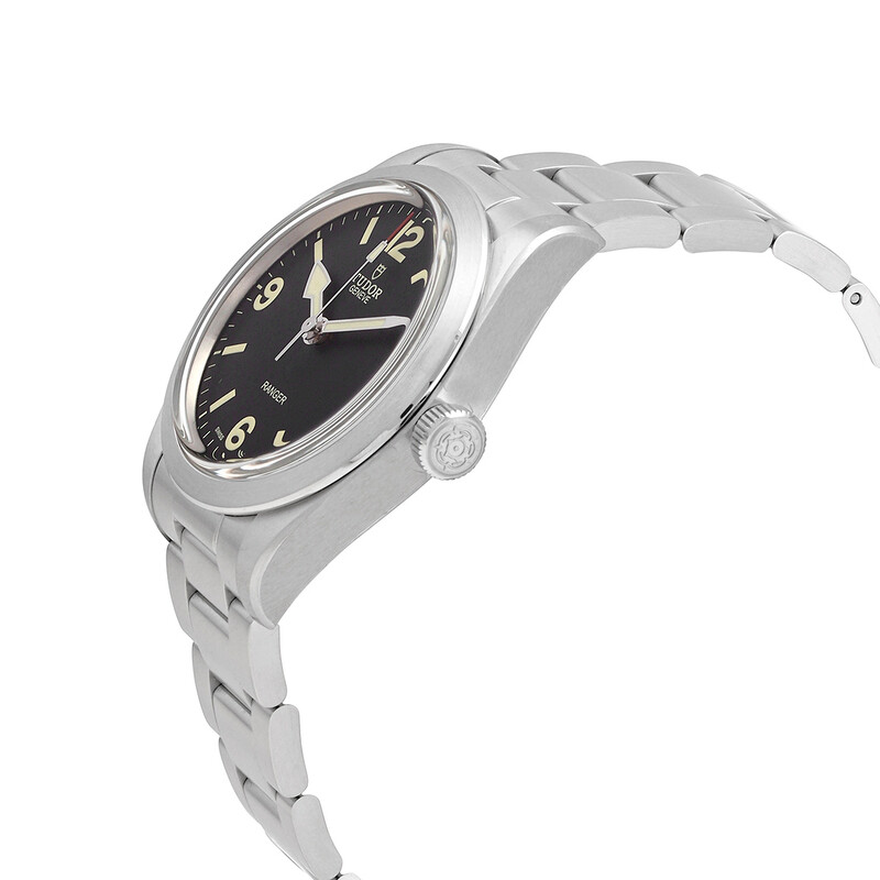 Tudor Ranger Automatic Black Dial Men's Stainless Steel Watch