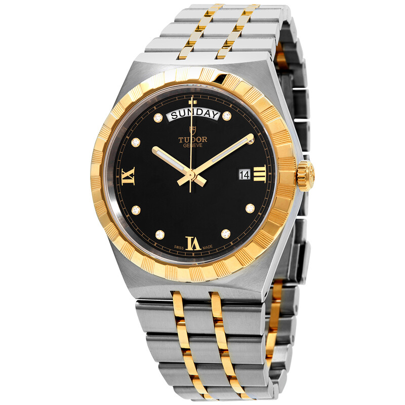 Tudor Royal Automatic Diamond Black Dial 41 mm Watch M28603-0005