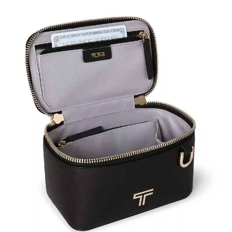 Tumi Lex Leather Mini Train Case Crossbody 0196675DLGL