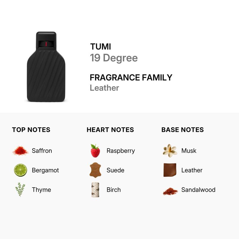 Tumi Men's 19 Degree Extrait de Parfum Spray 3.4 oz Fragrances