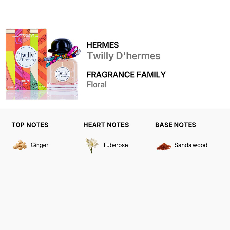 Hermes Twilly Dhermes / Hermes EDP Spray 2.87 oz (85 ml) (w