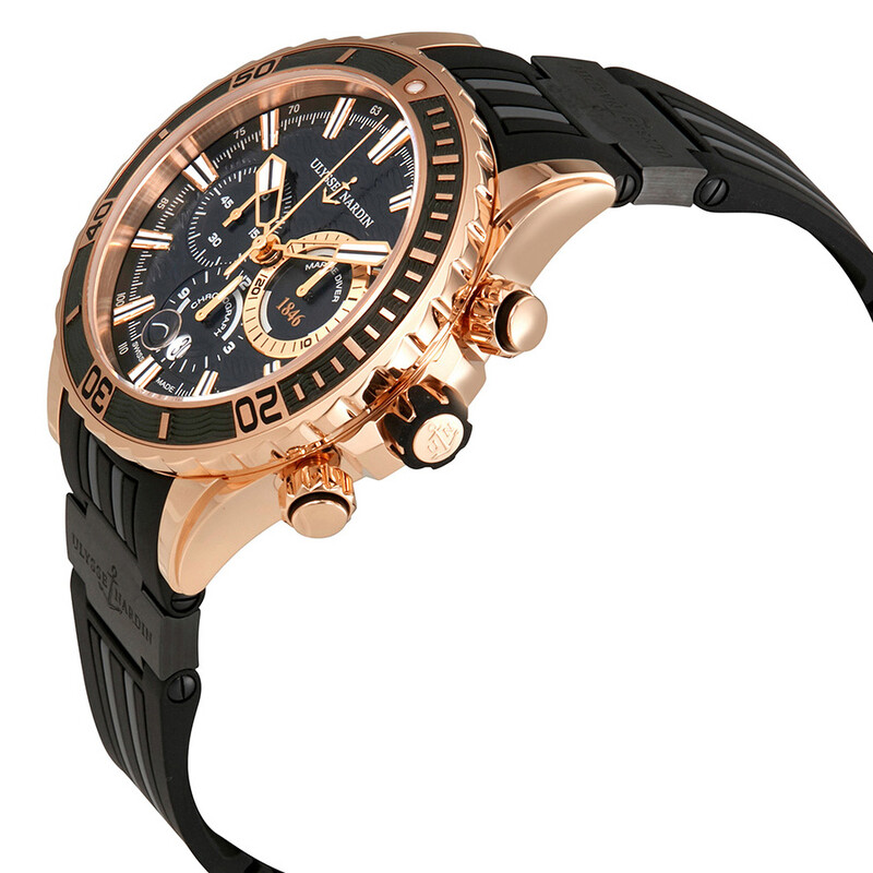 Ulysse Nardin Diver Automatic Men's Chronograph Watch 1502-151-3C