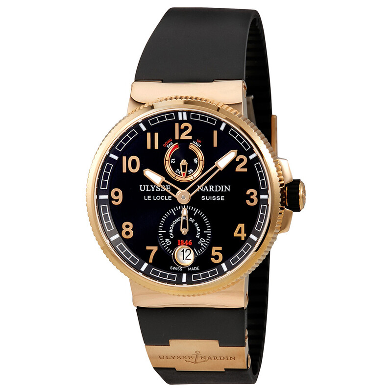 Ulysse Nardin Marine Chronometer Automatic Blue Dial 18K Rose Gold