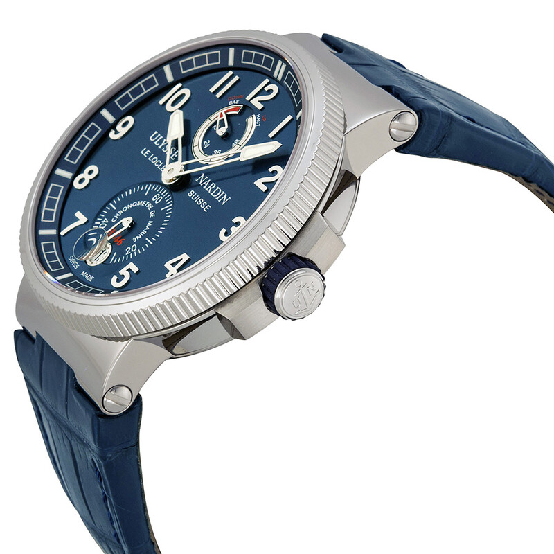 Ulysse Nardin Marine Chronometer Blue Dial Men's Watch 1183-126-63