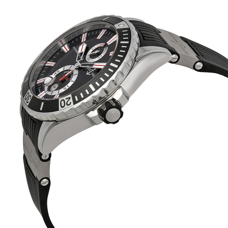 Ulysse Nardin Maxi Marine Diver Black Dial Black Rubber Men's