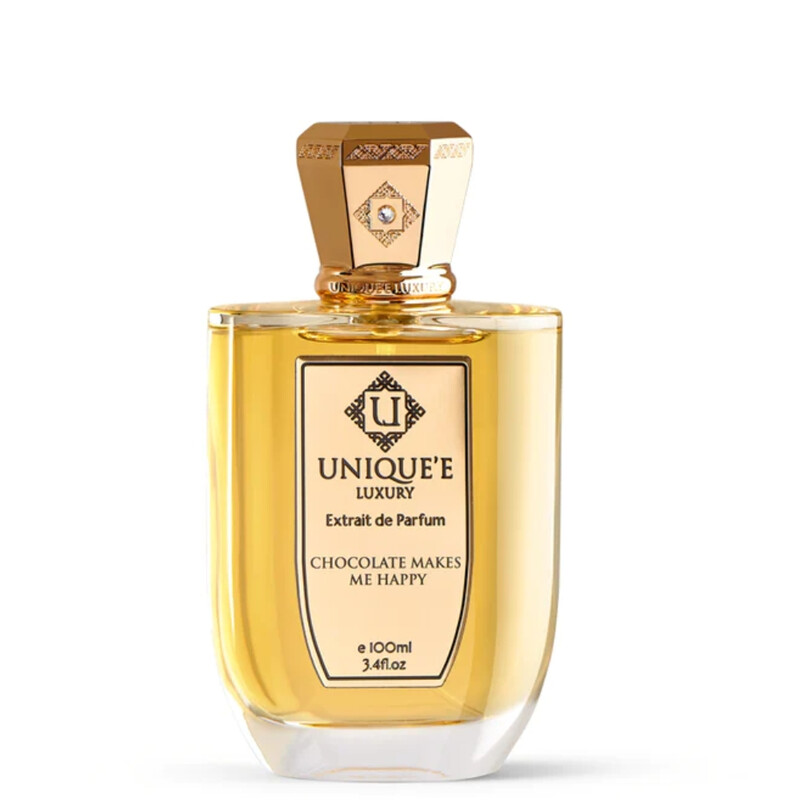 Unique'E Luxury Unisex Chocolate Makes Me Happy Extrait de Parfum 3.4 oz Fragrances 8683923685091