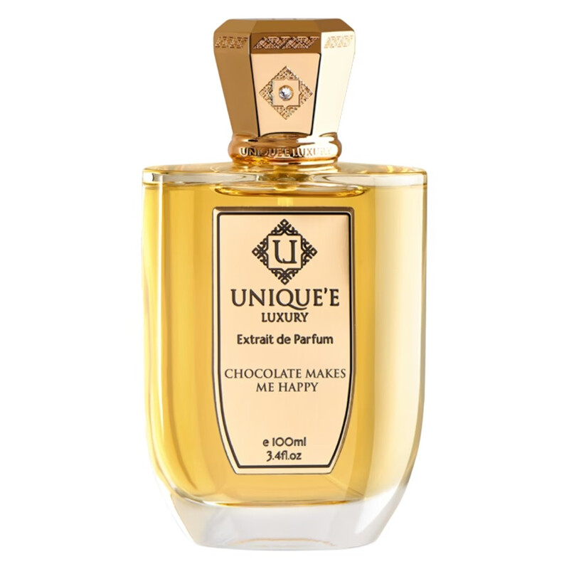 Unique'E Luxury Unisex Chocolate Makes Me Happy Extrait de Parfum 3.4 oz (Tester) Fragrances 8684777369670