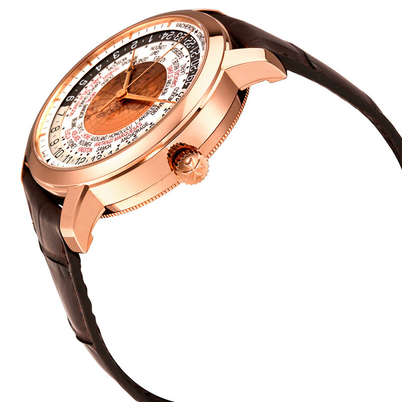 Vacheron Constantin Traditionnelle World Time 18kt Rose Gold Men's
