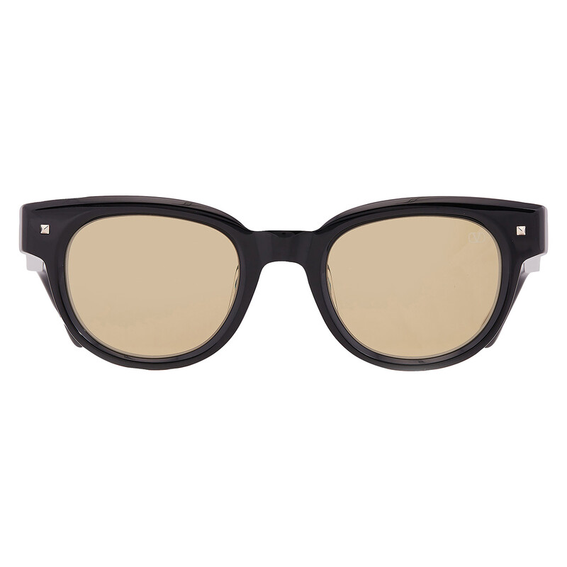 Velentino - サングラス Valentino Garavani ESSENTIAL V Amber Oval Unisex Sunglasses VLS