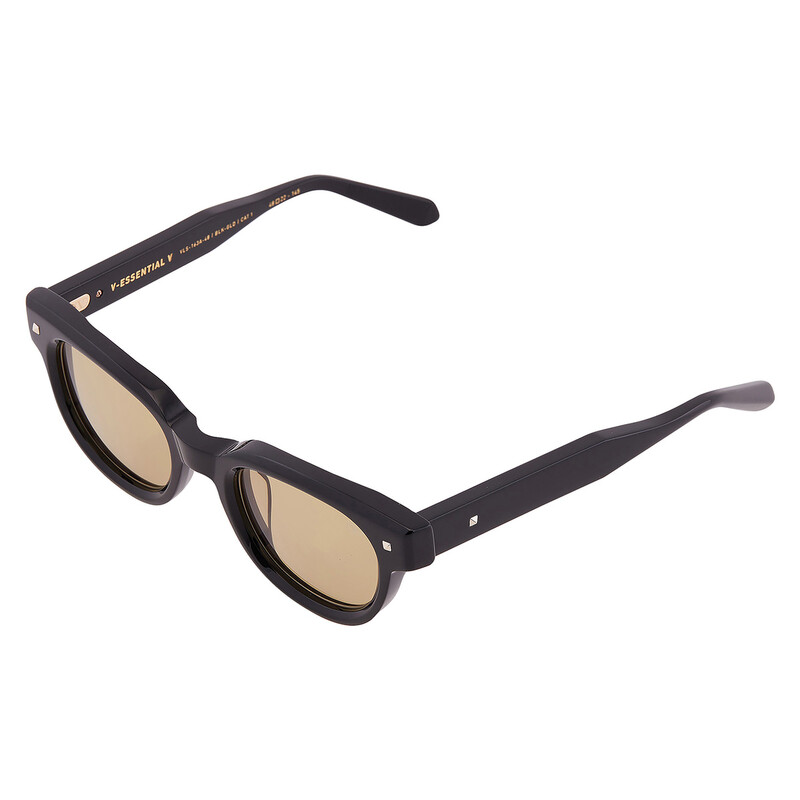 Valentino Garavani ESSENTIAL V Amber Oval Unisex Sunglasses VLS