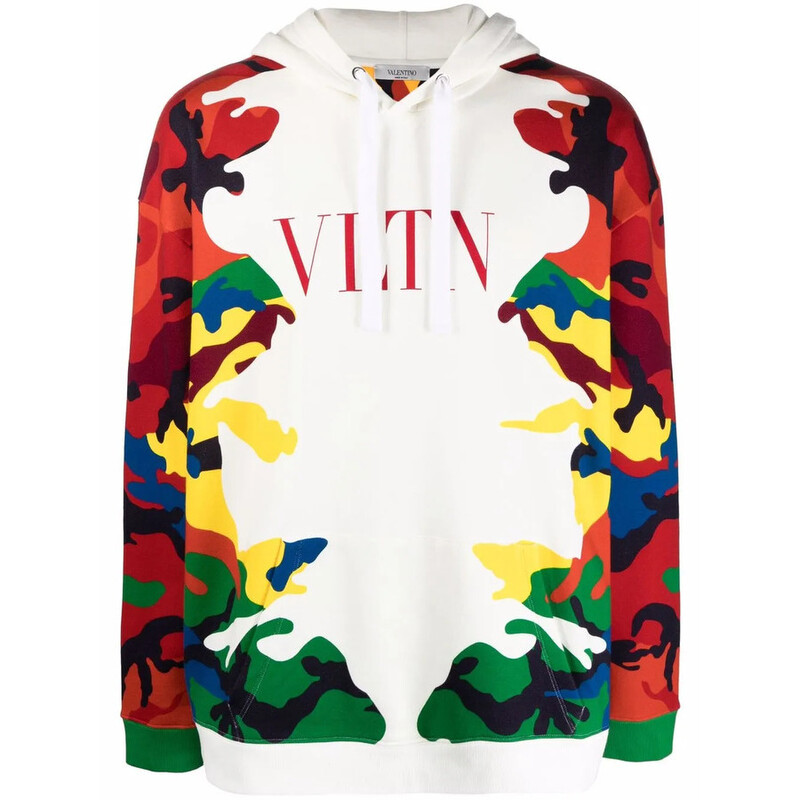Valentino Garavani Garavani Camou7 Print Hoodie WV3MF18I7NLC40