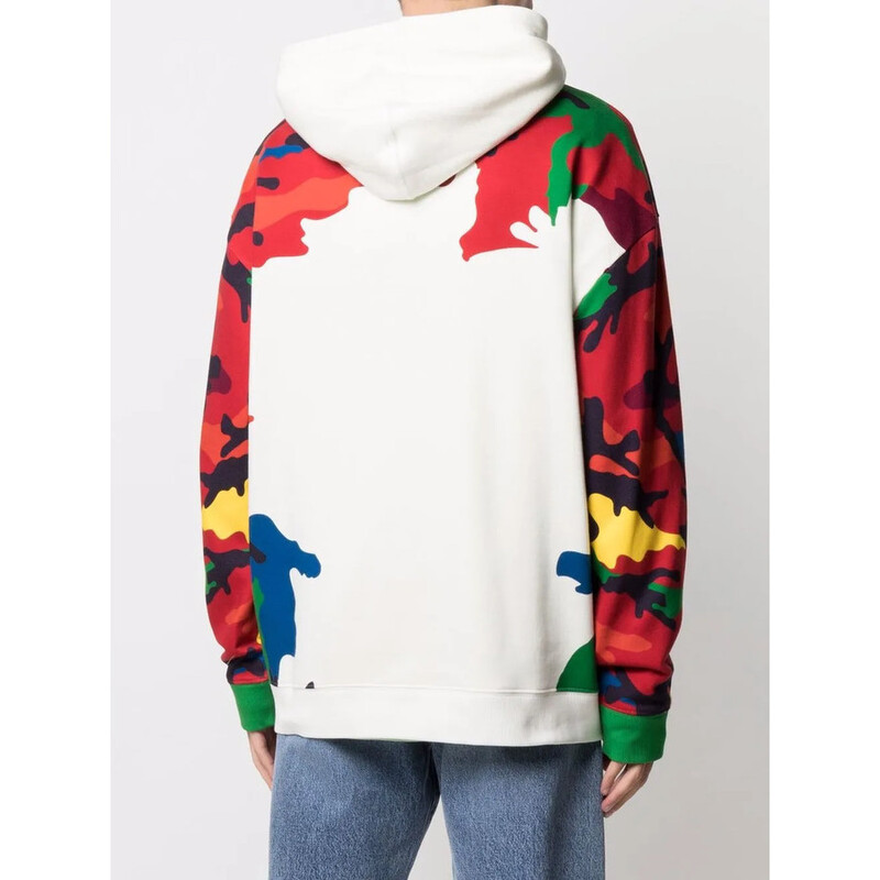 Valentino Garavani Garavani Camou7 Print Hoodie WV3MF18I7NLC40