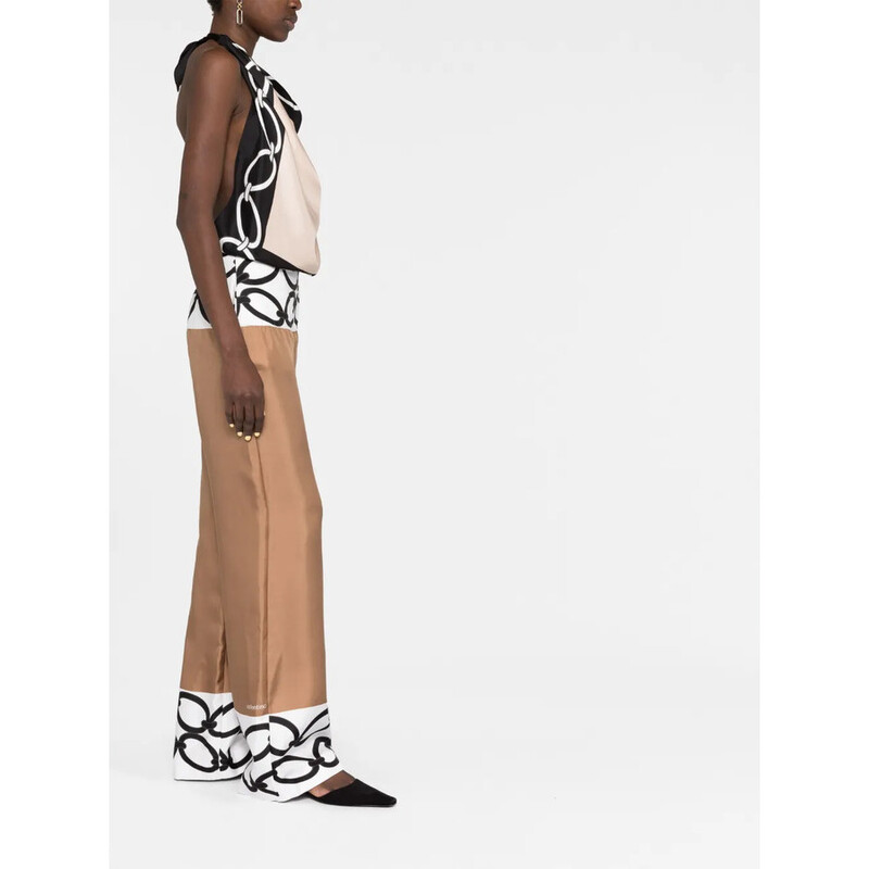 Valentino Garavani Garavani Chain 1967 Foulard Silk Jumpsuit