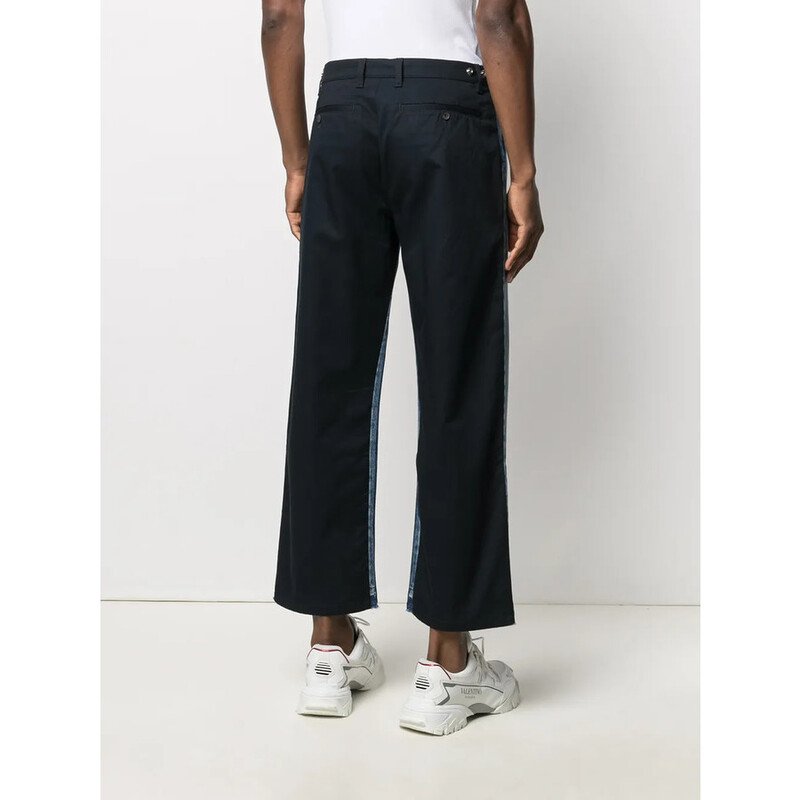 Valentino Garavani Garavani Dual Material Denim Trousers