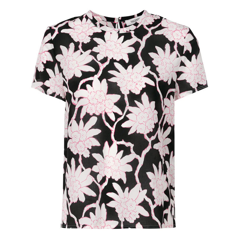 Valentino Garavani Garavani Floral-Print T-Shirt PB3UE00E3Q10NO